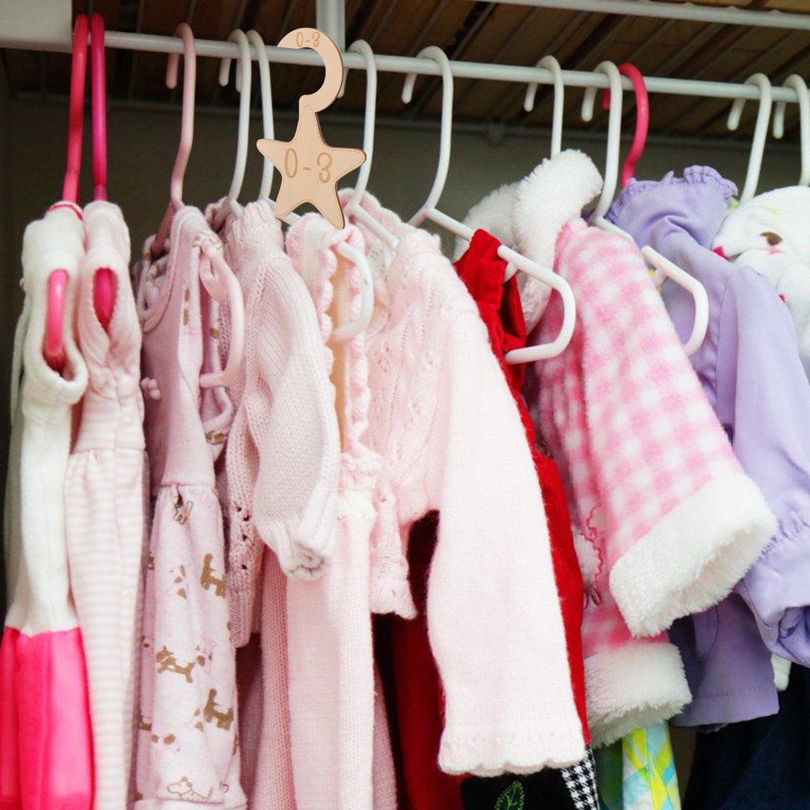 Baby Clothing Dividers - 7 pièces de séparateurs de placard