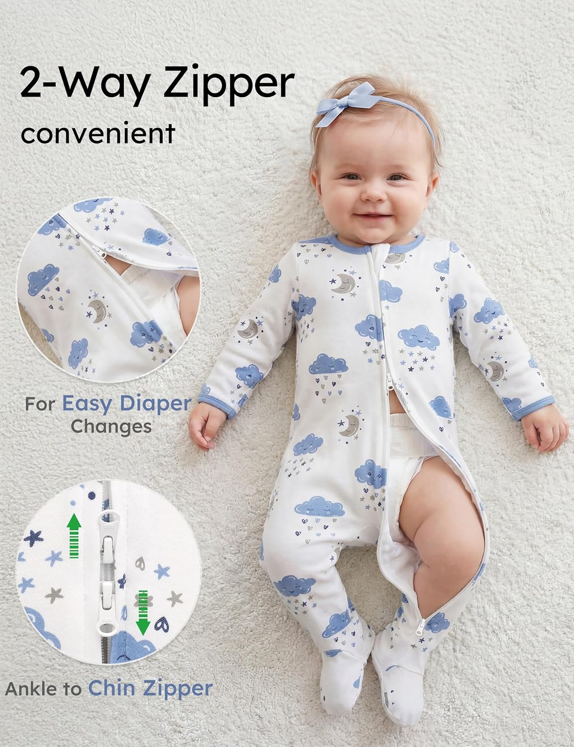 Pyjamas pour bébé 100% coton b - Baby Clothing Organic avis et prix